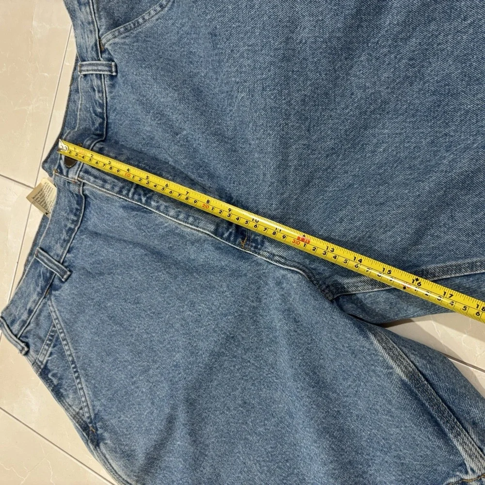 Vintage Carhartt B29 Jean Shorts Men's 38 NEW Baggy Denim Carpenter Jorts Y2K